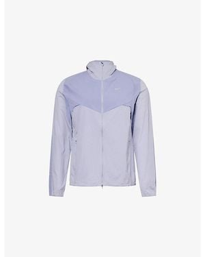 Nike Stride Plus Repel Running Jacket - Blue