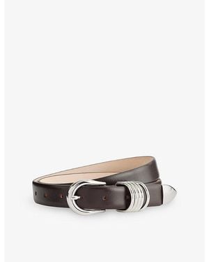 DEHANCHE Hollyhock Leather Belt - Multicolour