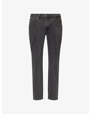 Raith Marco Slim-Straight Denim Jeans - Grey