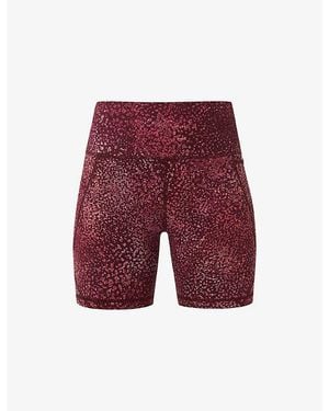 Sweaty Betty Power 9In Stretch-Woven Cycling Shorts - Red