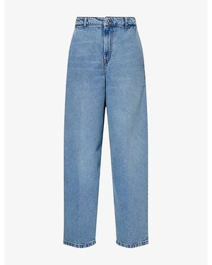 Ami Paris Balloon-Fit Denim Jeans - Blue