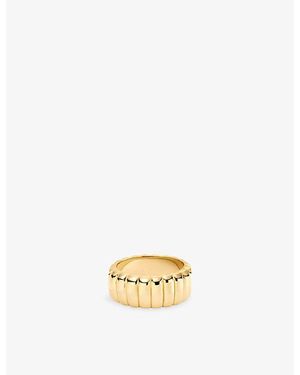 MEJURI Charlotte Bold 18Ct Vermeil Ring - Metallic