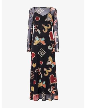 Never Fully Dressed Nfd Astra Soho Dress Mesh - Black