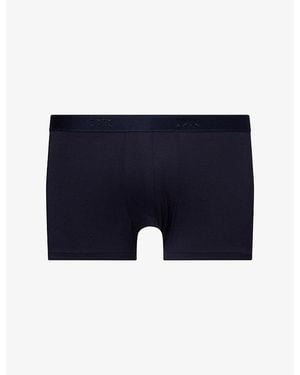 Derek Rose Alex Hipster Stretch-Modal Boxer Briefs - Blue