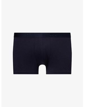 Derek Rose Alex Hipster Stretch-Modal Boxer Briefs - Blue