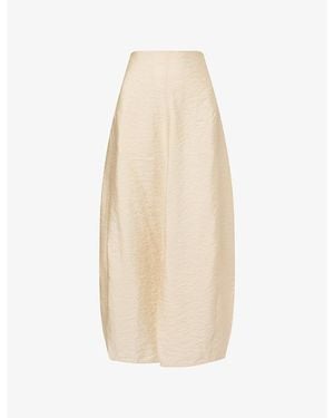 TOTEME Parachute Silk-Nylon Blend Maxi Skirt - Natural