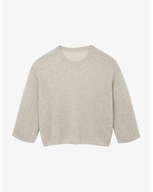 The White Company Wide-Sleeved Relaxed-Fit Cashmere Sweater - Natural