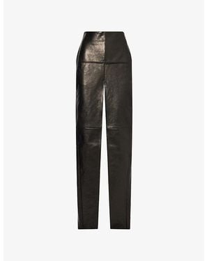 Rick Owens Sliced Wool Maxi Skirt - Black
