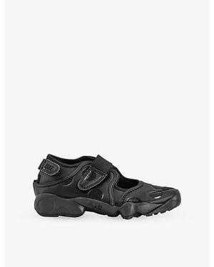 Nike Air Rift Leather Trainers - Black