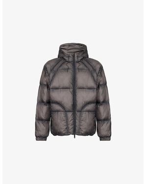 Represent Translucent Hooded Shell Jacket - Gray