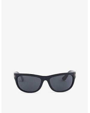 Tom Ford Tf1363 Anders Acetate Sunglasses - Blue