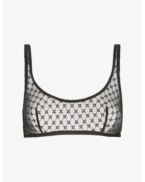 Simone Perele Plume Soft Cup Triangle Lace Bra - Black