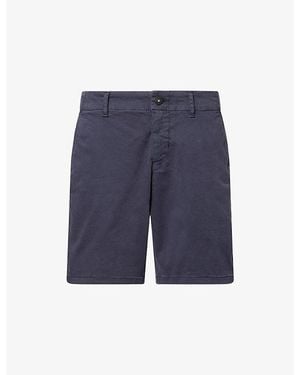 PAIGE Phillips Chino Cotton Shorts - Blue