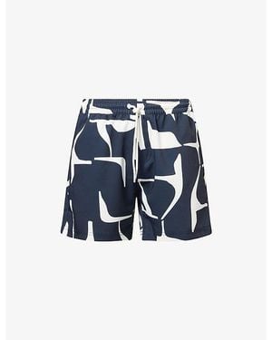 Raith Massira Elasticated-Waist Swim Shorts - Blue