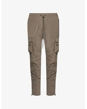 Represent 247 Drawstring-Waist Stretch-Woven Pants - Natural