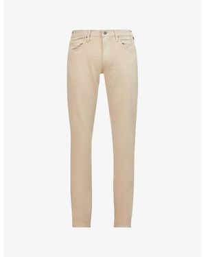 PAIGE Slim Straight-Leg Stretch-Denim Jeans - Multicolour