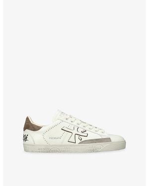 Premiata Steven Leather Sneakers - White