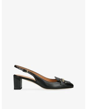 Tod's Barretta Leather Courts - Black