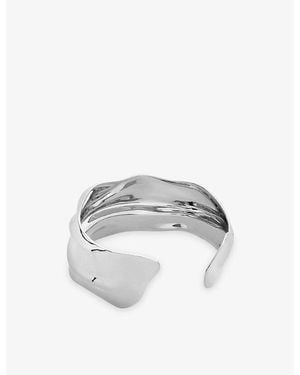 Monica Vinader Nomade Bold Sterling- Cuff - Metallic