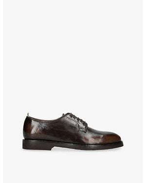 Officine Creative Bariton Leather Derby Shoes - Black
