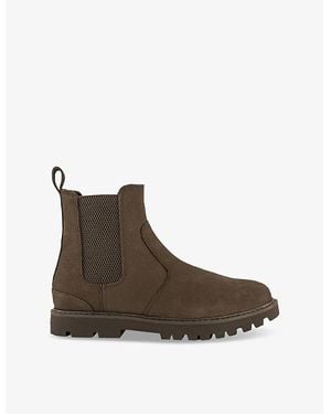 TOMS Griffin Leather Chelsea Boots - Brown