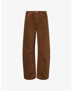 Citizens of Humanity Miro Relaxed-Fit Denim Jeans - Brown