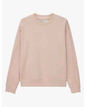 AllSaints Aston Boxy Jersey Jumper - Natural