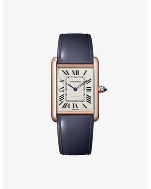Cartier Tank Louis Large 18Ct Rose- Watch 38.1 X 27.75Mm - Brown
