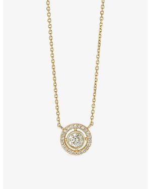 Astley Clarke April Birthstone 14Ct- And 0.08Ct Lab-Grown Diamond Pendant Necklace - Metallic