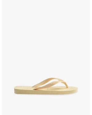 Havaianas Top Senses Rubber Flip-Flops - Natural