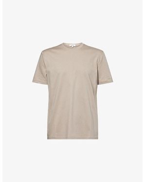 Arne Mercerised Interlock Cotton-Jersey T-Shirt - Natural