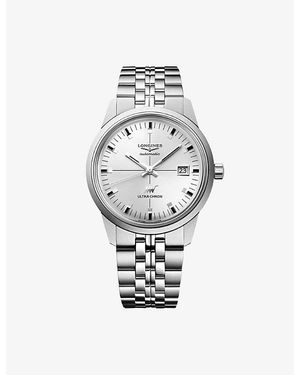 Longines Ultra-Chron Classic Stainless-Steel Automatic Watch 40Mm - Metallic
