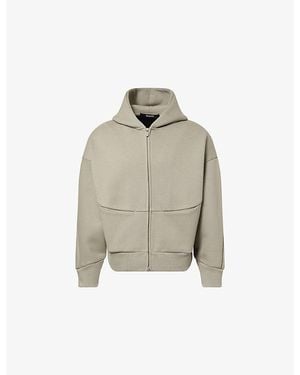 Seventh V2 Panelled Cotton-Blend Hoody - Natural