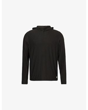 Vuori Strato Tech Regular-Fit Stretch-Woven Hoodie - Black