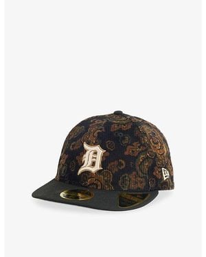 KTZ 59Fifty Detroit Tigers Cotton Baseball Cap - Black