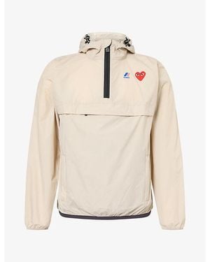 COMME DES GARÇONS PLAY Comme Des Garçons Play X K-Way Shell Windbreaker Jacket - Natural