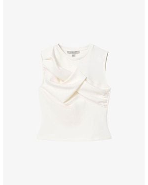 AllSaints Nella Slim-Fit Jersey Tank Top - White