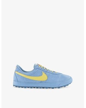 Nike Astrograbber Suede Low-Top Trainers - Blue