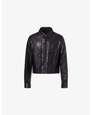 Rick Owens Alice Leather Jacket - Black