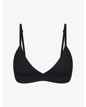 NikeSKIMS Shine Triangle Sports Bra - Black
