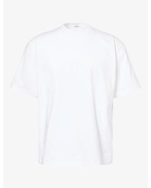 A.PRESSE Relaxed-Fit Crew-Neck Cotton T-Shirt - White