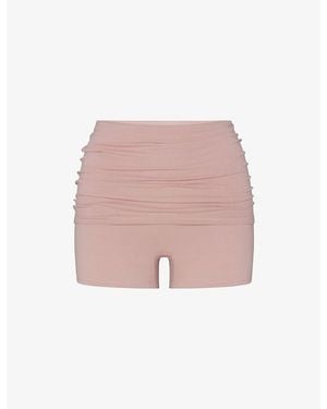 NikeSKIMS Matte 3-Inch Fold-Over Shorts - Pink