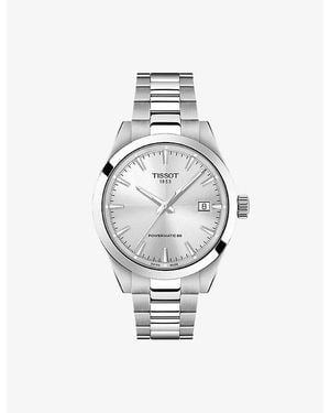 Tissot Gentleman 38Mm Stainless Steel Automatic Watch - Metallic