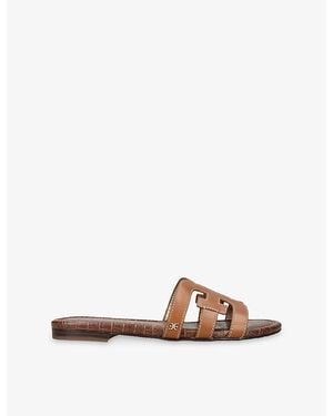 Sam Edelman Bay Leather Sandals - Brown