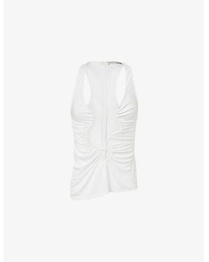 Christopher Esber Salacia Wired Jersey Top - White