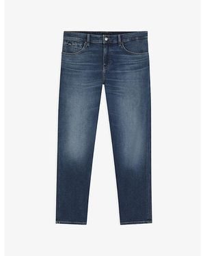 BOSS Maine Regular-Fit Stretch-Denim Jeans - Blue