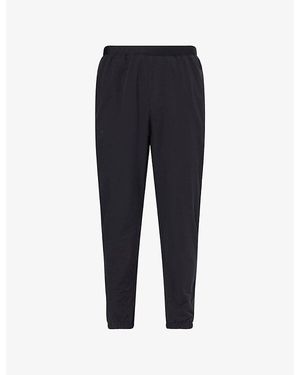 Condition Elasticated-Cuffs Tapered-Leg Woven Jogging Bottoms - Blue