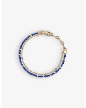 Astley Clarke Biography Lapis 18Ct-Vermeil Bracelet - Metallic