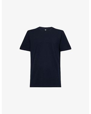 PAIGE Sorden Crew-Neck Cotton T-Shirt - Blue