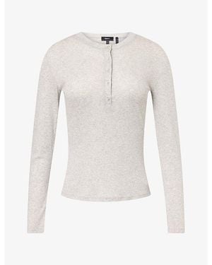 Theory Soft Melange - White